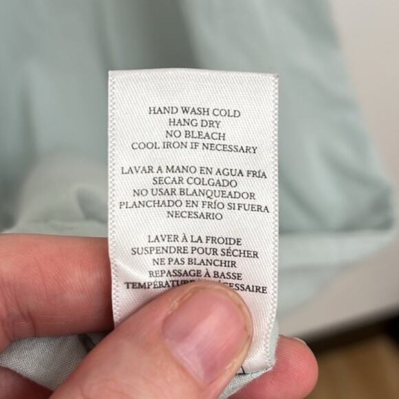 Rails Amelia Sag Harbour Rainbow Stripe Linen Tiered Coastal Flowy Midi Dress XS - Picture 12 of 14